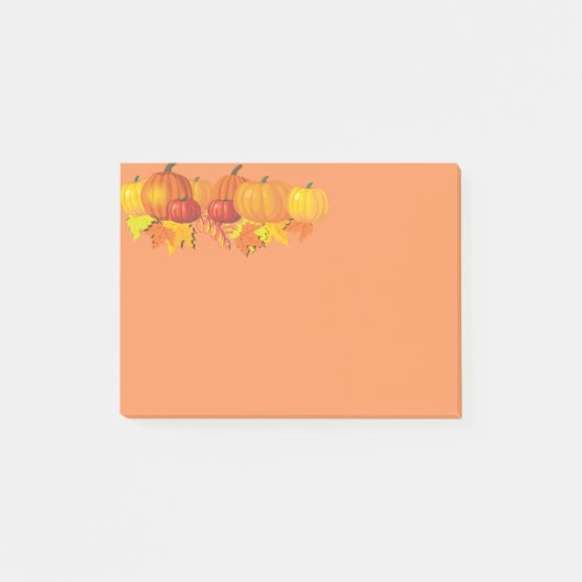 Die Kürbise des Falles Post-it Klebezettel (Vorderseite)