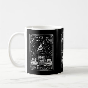 Die Kürbisgewürz-Tarotkarte Kaffeetasse