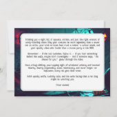 Die Kürbispest-Parade Halloween-Karte Einladung (Rückseite)