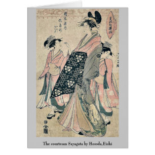 Die Kurtisane Sayagata durch Hosoda, Eishi