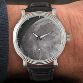 Die Kurve der Astronomie des Mondes Armbanduhr