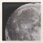 Die Kurve der Astronomie des Mondes Glasuntersetzer (Vorderseite)