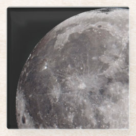 Die Kurve der Astronomie des Mondes Glasuntersetzer