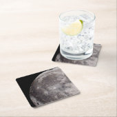 Die Kurve der Astronomie des Vollmonds Rechteckiger Pappuntersetzer (Vor Ort)