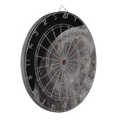 Die Kurve des Moon Astronomy Image Dart Board Dartscheibe (Vorderseite Links)