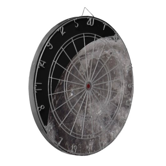 Die Kurve des Moon Astronomy Image Dart Board Dartscheibe (Vorderseite Links)