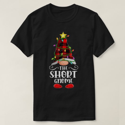 Die Kurze Gnome Matching Family Group Weihnachten  T-Shirt (Design vorne)
