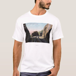 Die kurze Linie Eisenbahn-Auto T-Shirt