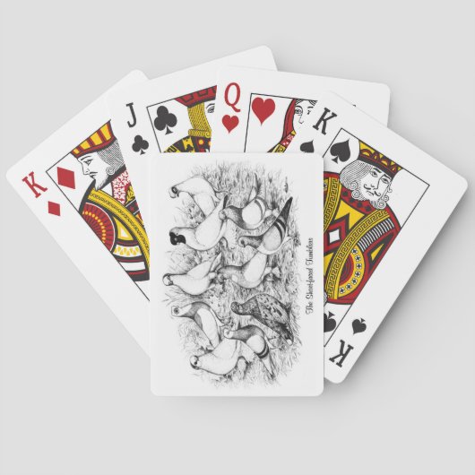 Die Kurzen Tumbler Spielkarten (Rückseite)