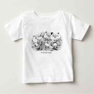 Die Kurzen Tumbler-Tauben Baby T-shirt