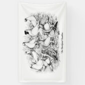 Die Kurzen Tumbler-Tauben Banner (Vertikal)