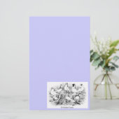 Die Kurzen Tumbler-Tauben Briefpapier (Stehend Vorderseite)