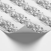 Die Kurzen Tumbler-Tauben Geschenkpapier (Ecke)
