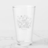 Die Kurzen Tumbler-Tauben Glas (Rückseite)