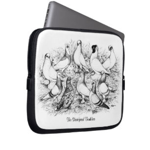 Die Kurzen Tumbler-Tauben Laptopschutzhülle