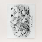Die Kurzen Tumbler-Tauben Puzzle (Vertikal)