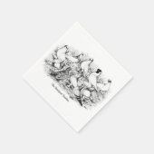 Die Kurzen Tumbler-Tauben Serviette (Ecke)