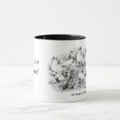 Die Kurzen Tumbler-Tauben Tasse (Zentrum)