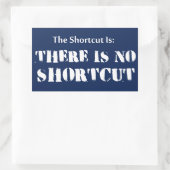 Die Kürzung ist, es gibt keine Kürzung Rechteckiger Aufkleber (Tasche)