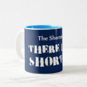 Die Kürzung ist, es gibt keine Kürzung Zweifarbige Tasse (Vorderseite Links)