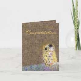 Die Kuss-Glückwunsch-Wedding oder Jahrestag Karte