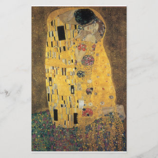 Die Kuss, Reproduktion, Bilder von Gustav Klimt, K Briefpapier