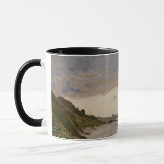 Die Küste bei Sainte-Adresse, 1864 Tasse (Links)