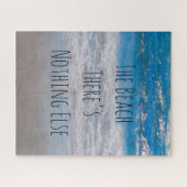 Die Küste des blauen weißen tropischen Ozeans Puzzle (Horizontal)