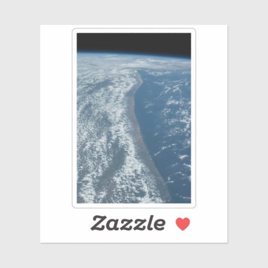 Die Küste des Indischen Ozeans in Kenia und Somali Aufkleber (Blatt)