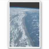 Die Küste des Indischen Ozeans in Kenia und Somali Aufkleber (Vorderseite)