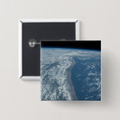 Die Küste des Indischen Ozeans in Kenia und Somali Button (Vorne & Hinten)