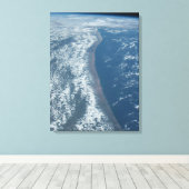 Die Küste des Indischen Ozeans in Kenia und Somali Leinwanddruck (Insitu (Holzboden))