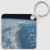 Die Küste des Indischen Ozeans in Kenia und Somali Schlüsselanhänger (Rückseite)