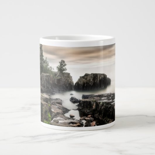 Die Küste des Lake Superior| Minnesota Jumbo-Tasse (Vorderseite)
