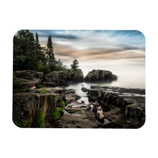 Die Küste des Lake Superior | Minnesota Magnet (Horizontal)