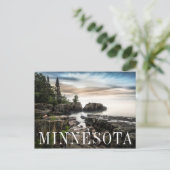 Die Küste des Lake Superior | Minnesota Postkarte (Stehend Vorderseite)