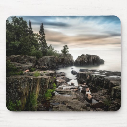 Die Küste des Oberen Sees | Minnesota Mousepad (Vorne)