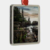 Die Küste des Oberen Sees | Minnesota Ornament Aus Metall (Rechts)