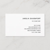 Die Küste des tropischen Strandes mit dem großen F Visitenkarte (Rückseite)