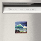 Die Küste des türkisblauen Meeres Magnet (In Situ (Geschirrspüler))