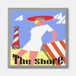 Die Küste, Gal im Leuchtturm Magnet