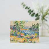 Die Küste im Mittelmeer | Henri-Edmond Cross Postkarte (Stehend Vorderseite)