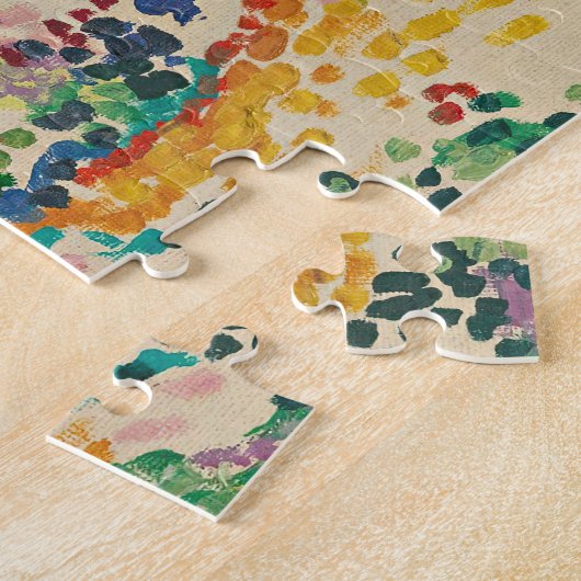 Die Küste im Mittelmeer | Henri-Edmond Cross Puzzle (Seite)