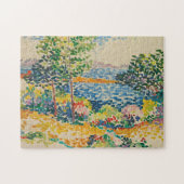Die Küste im Mittelmeer | Henri-Edmond Cross Puzzle (Horizontal)