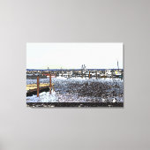 Die Küste, Marseillan Süd-Frankreich Leinwanddruck (Vorderseite)