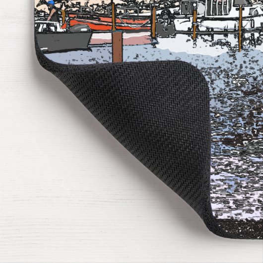 Die Küste, Marseillan Süd-Frankreich Mousepad (Ecke)