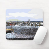 Die Küste, Marseillan Süd-Frankreich Mousepad (Mit Mouse)