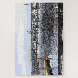 Die Küste, Marseillan Süd-Frankreich Puzzle