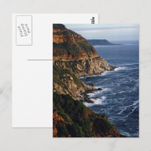 Die Küste Südafrikas Postkarte (Vorne/Hinten)