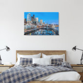 Die Küste und das Stadtzentrum Leinwanddruck (Insitu (Schlafzimmer))